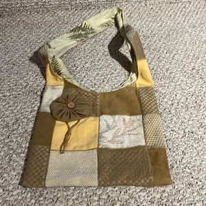 Fully lined handmade tote bag